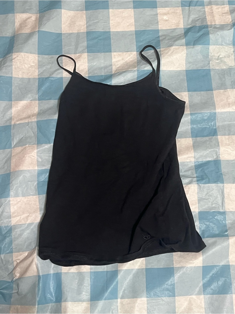 Justice Black Spaghetti Strap Camisole